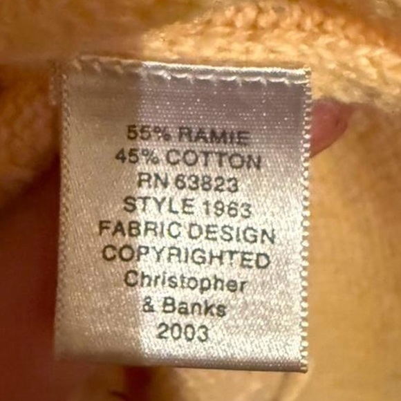 Early Y2K Vintage Christopher & Banks Whimsical Storybook Bunny Cardigan - Picture 9 of 10